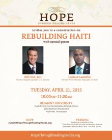 Read More - Hope Through Healing Hands Invites You to a Conversation on Rebuilding Haiti